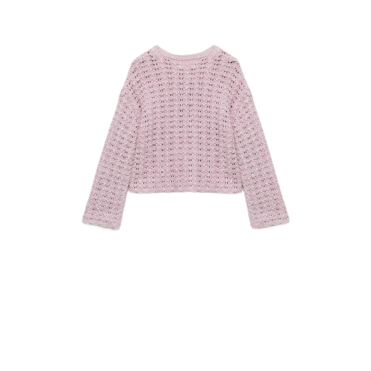 Mango Kids gebreide trui lichtroze