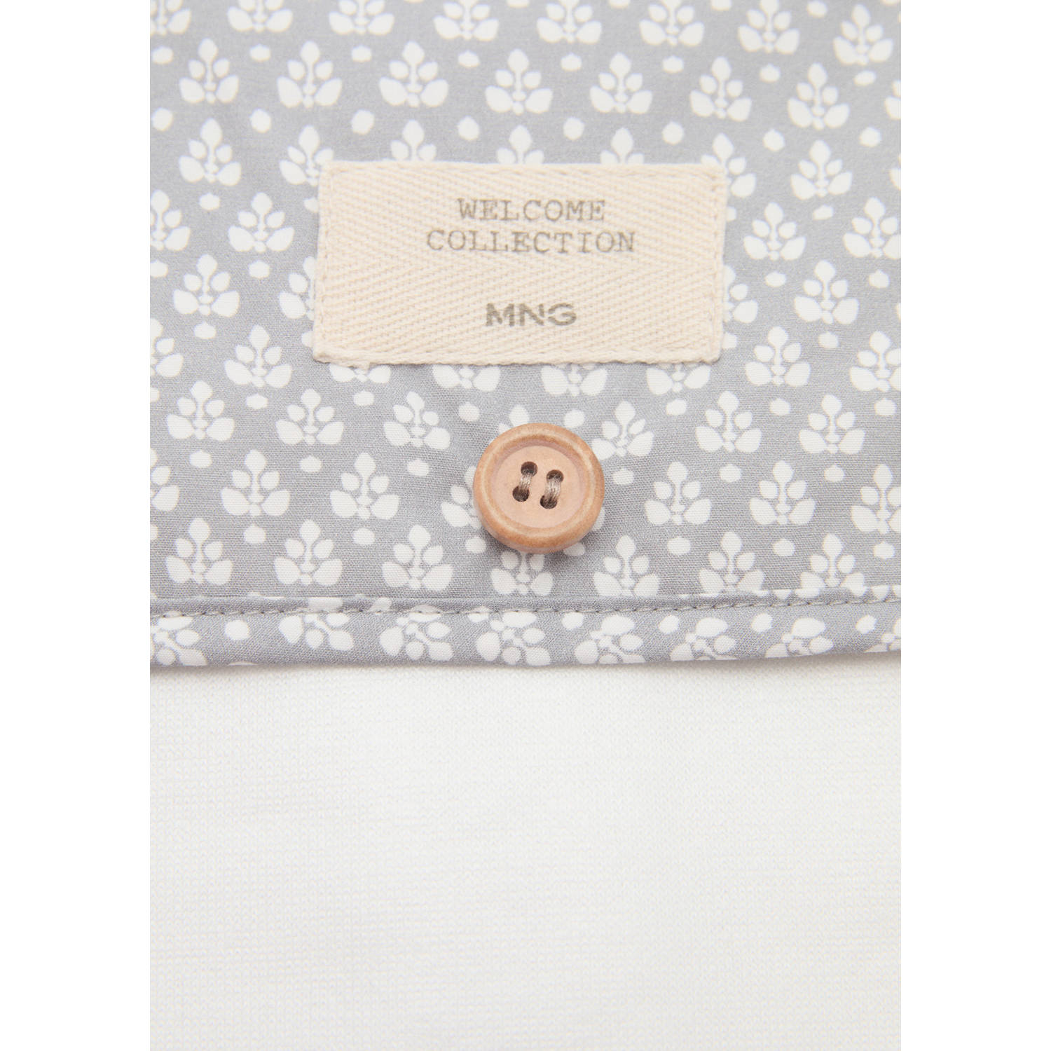 Mango Kids verschoonmat grijs wit