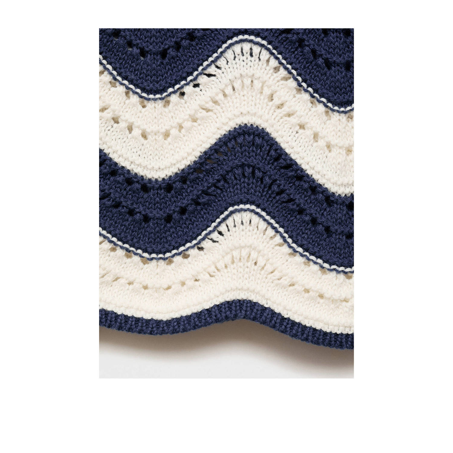 Mango Kids casual broek donkerblauw