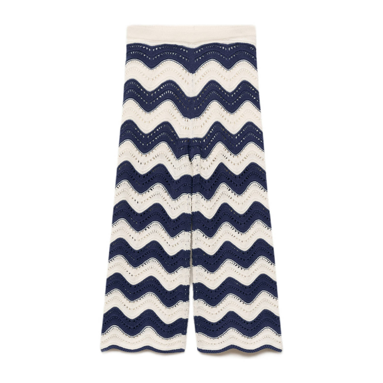 Mango Kids casual broek donkerblauw