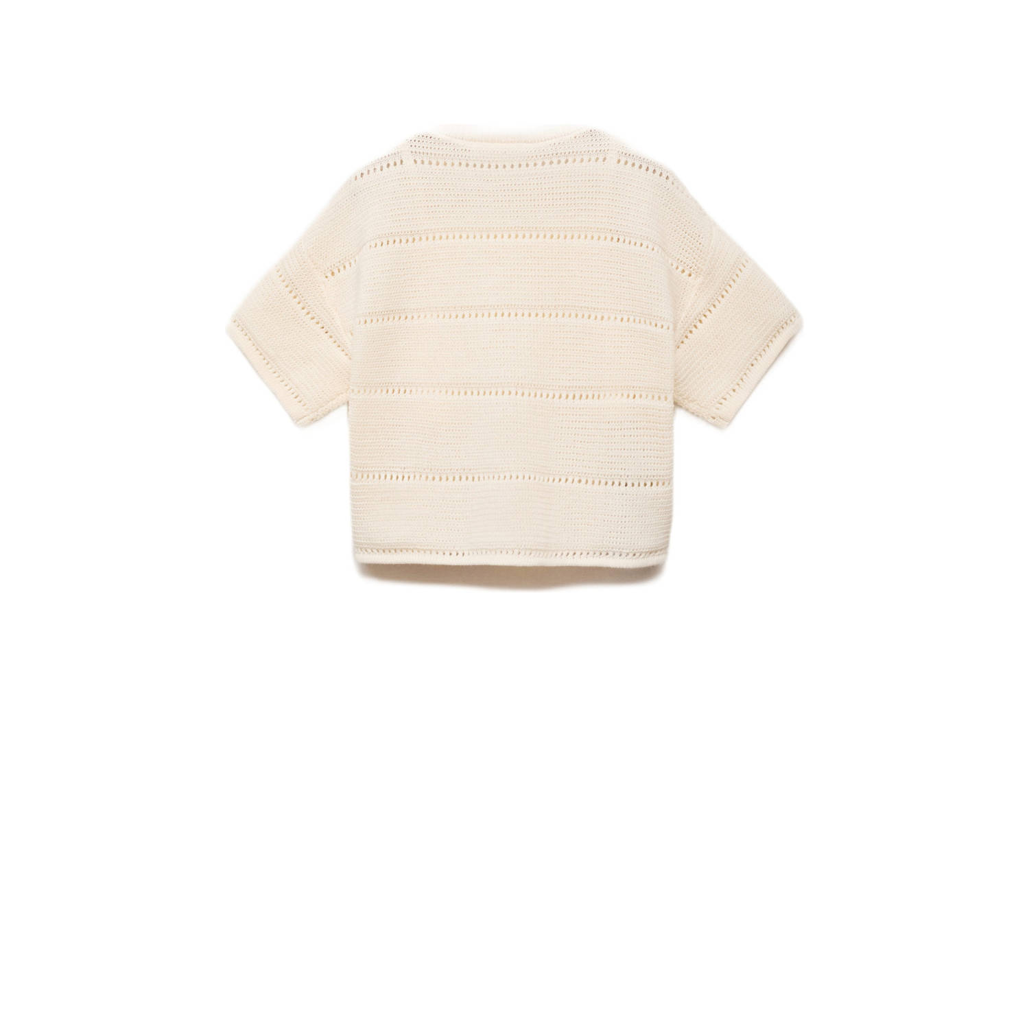 Mango Kids gebreide trui ecru