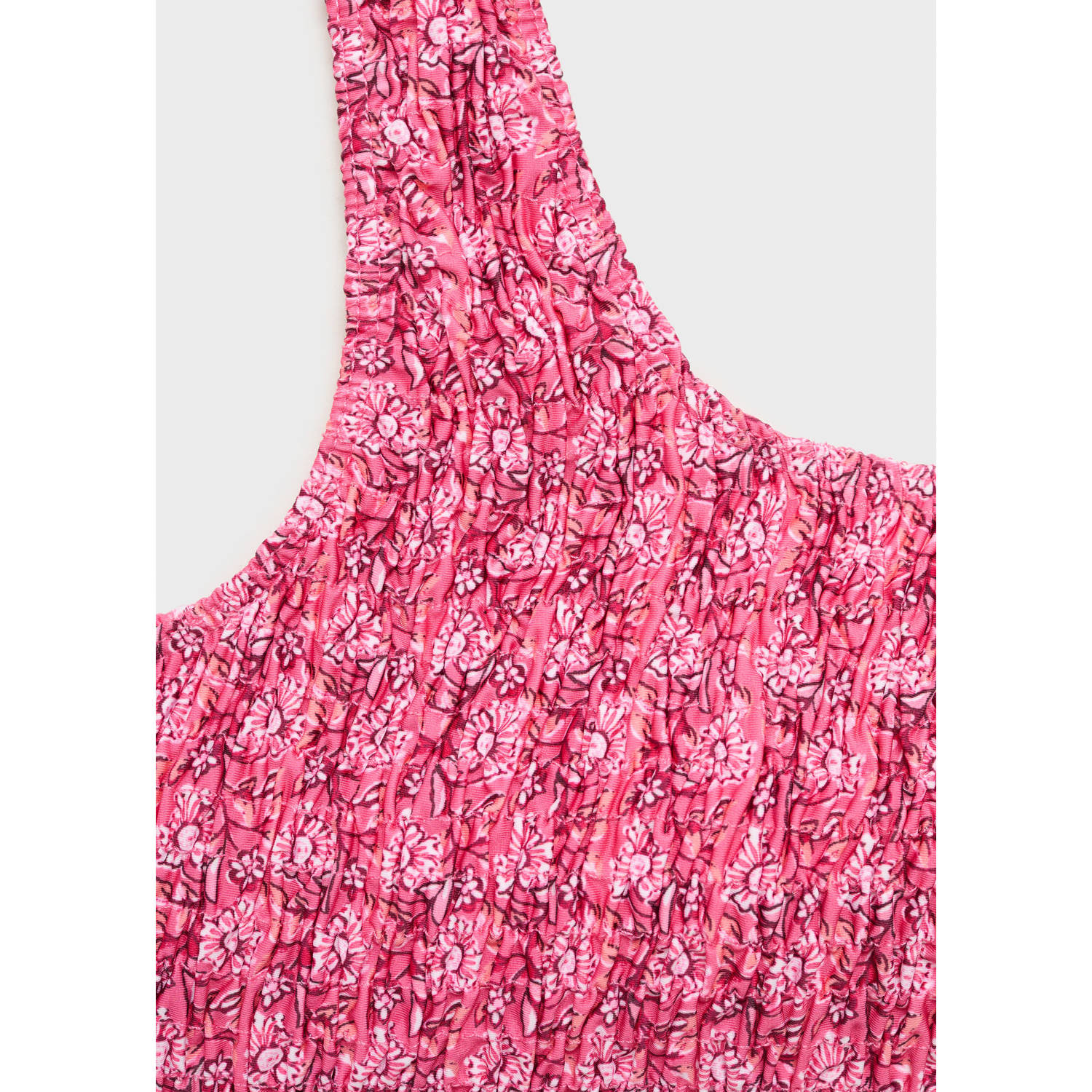 MANGO TEEN one shoulder bikni roze lichtroze
