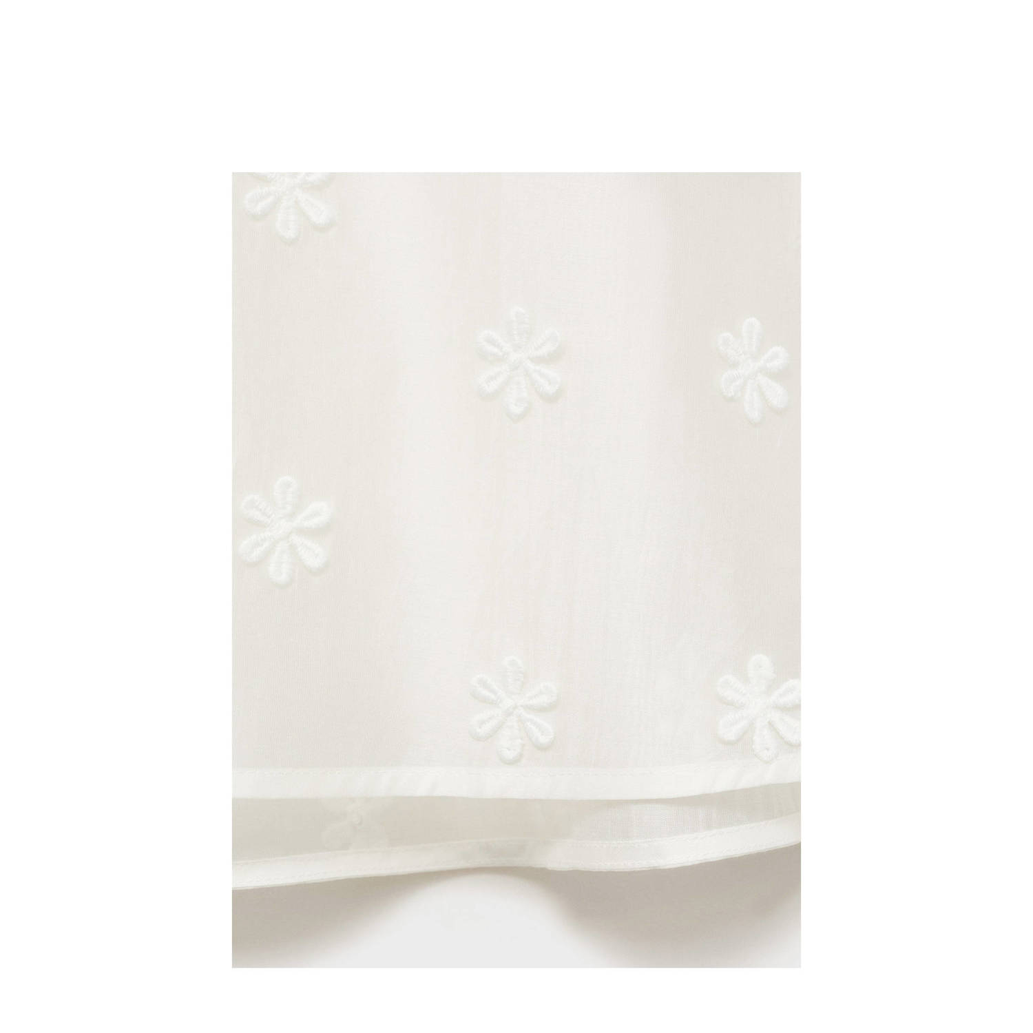 Mango blousetop ecru broderie