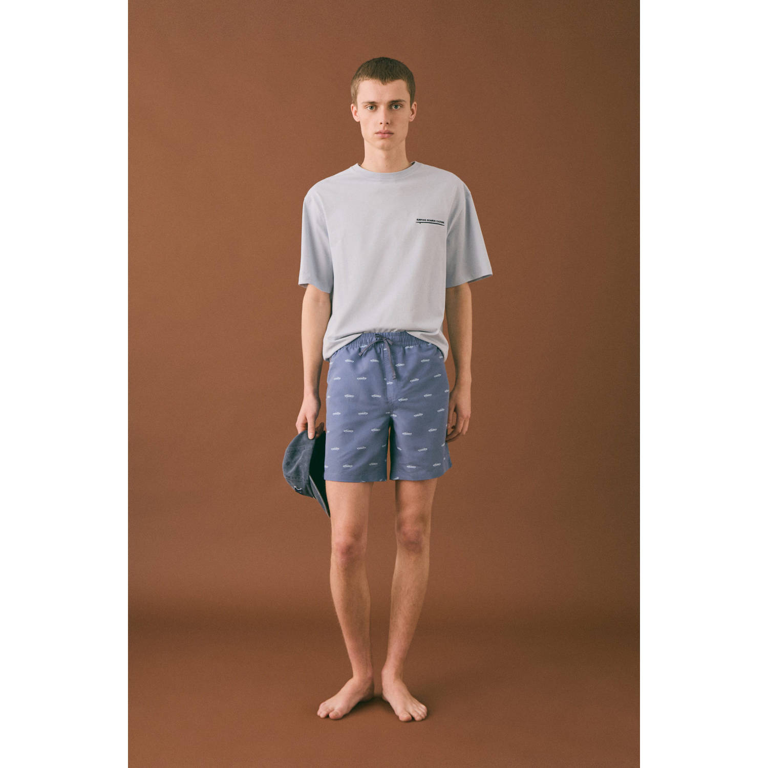 MANGO TEEN zwemshort donkerblauw
