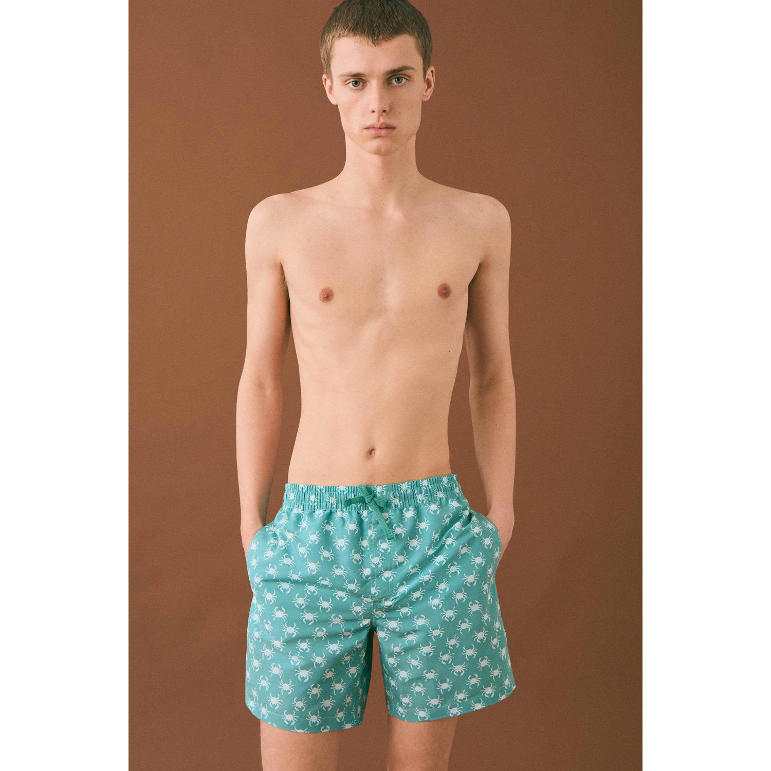 MANGO TEEN zwemshort turquoise
