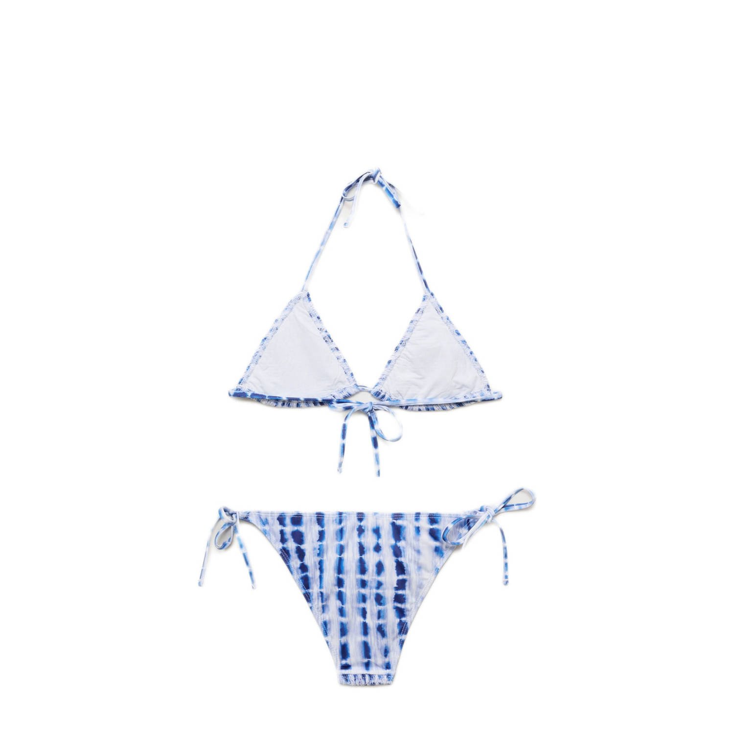 MANGO TEEN bikini blauw wit