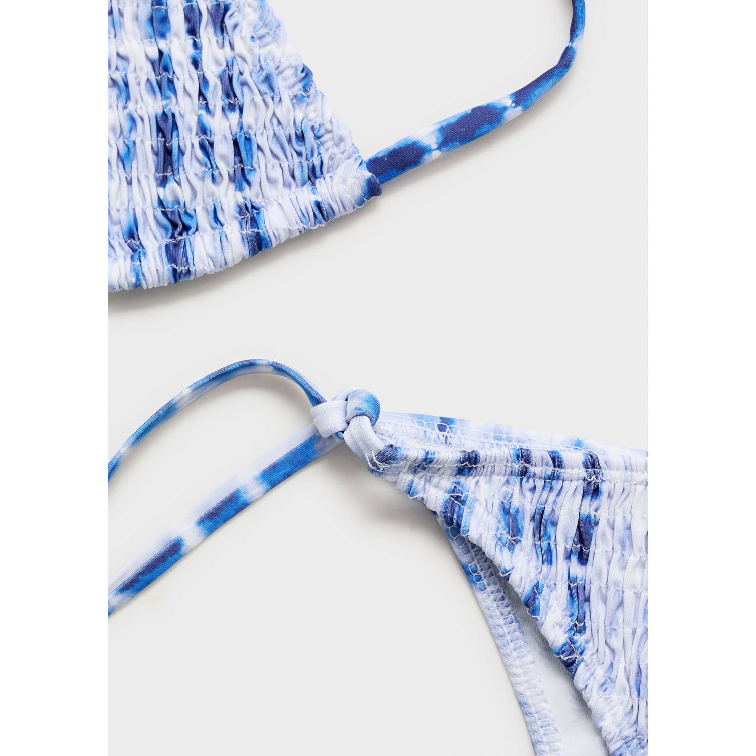 MANGO TEEN bikini blauw wit