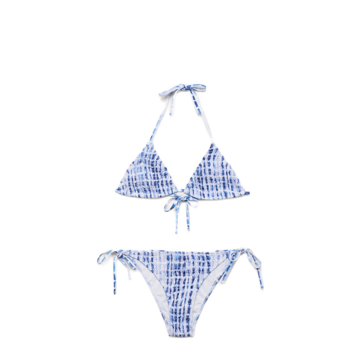 MANGO TEEN bikini blauw wit