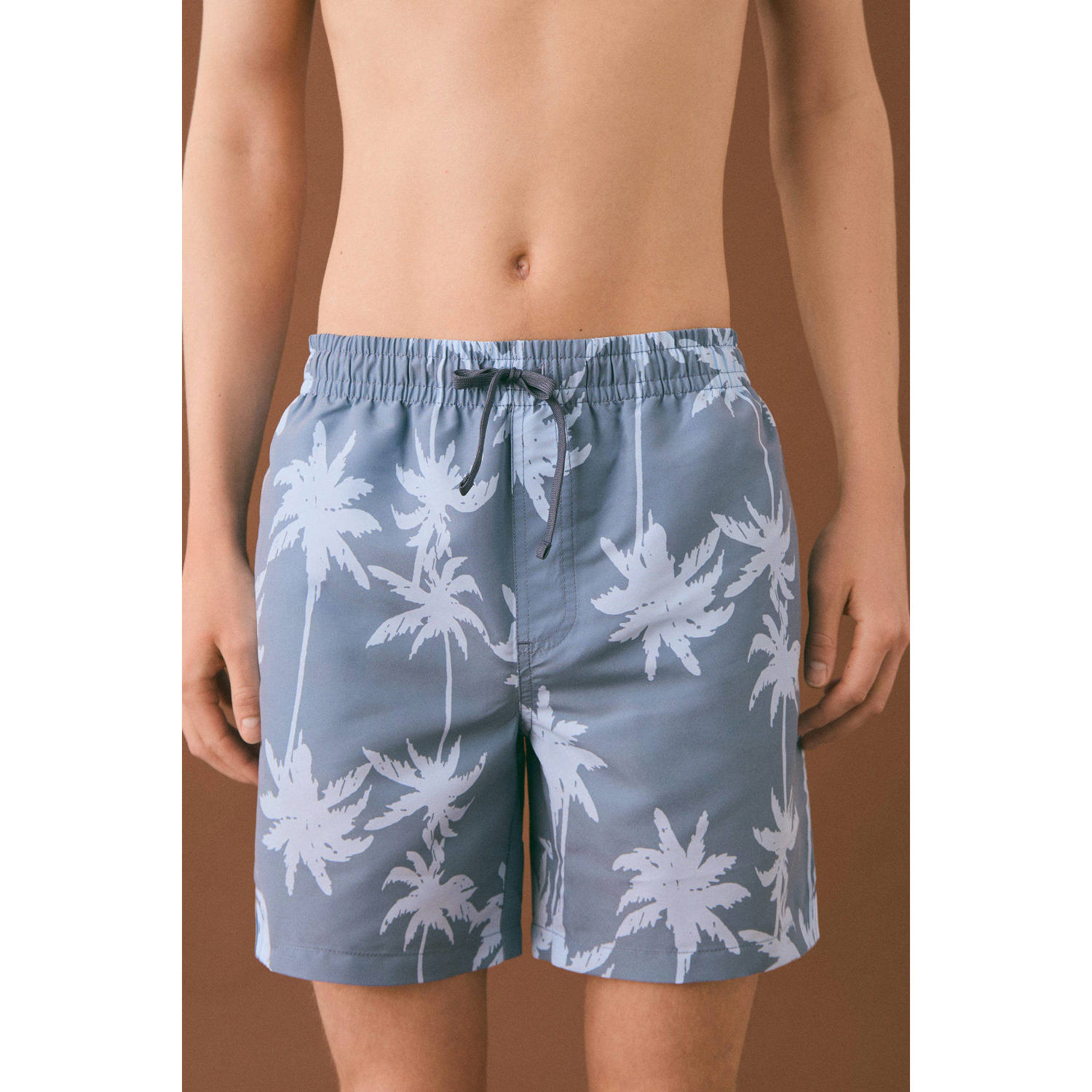 MANGO TEEN zwemshort blauw lichtblauw