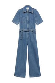 thumbnail: Mango denim jumpsuit medium blue denim