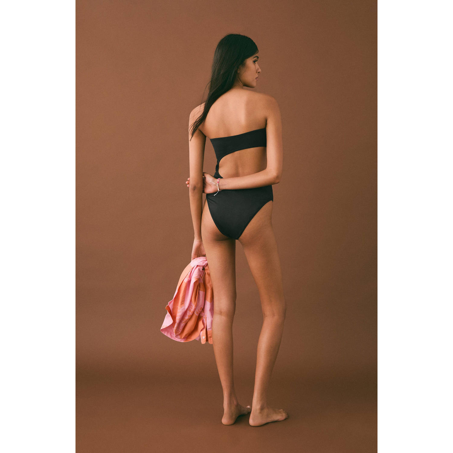 MANGO TEEN badpak zwart