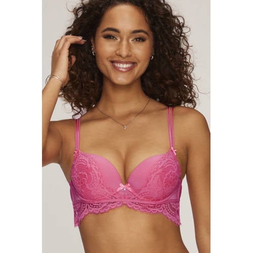 Lascana voorgevormde push-up bh roze afbeelding
