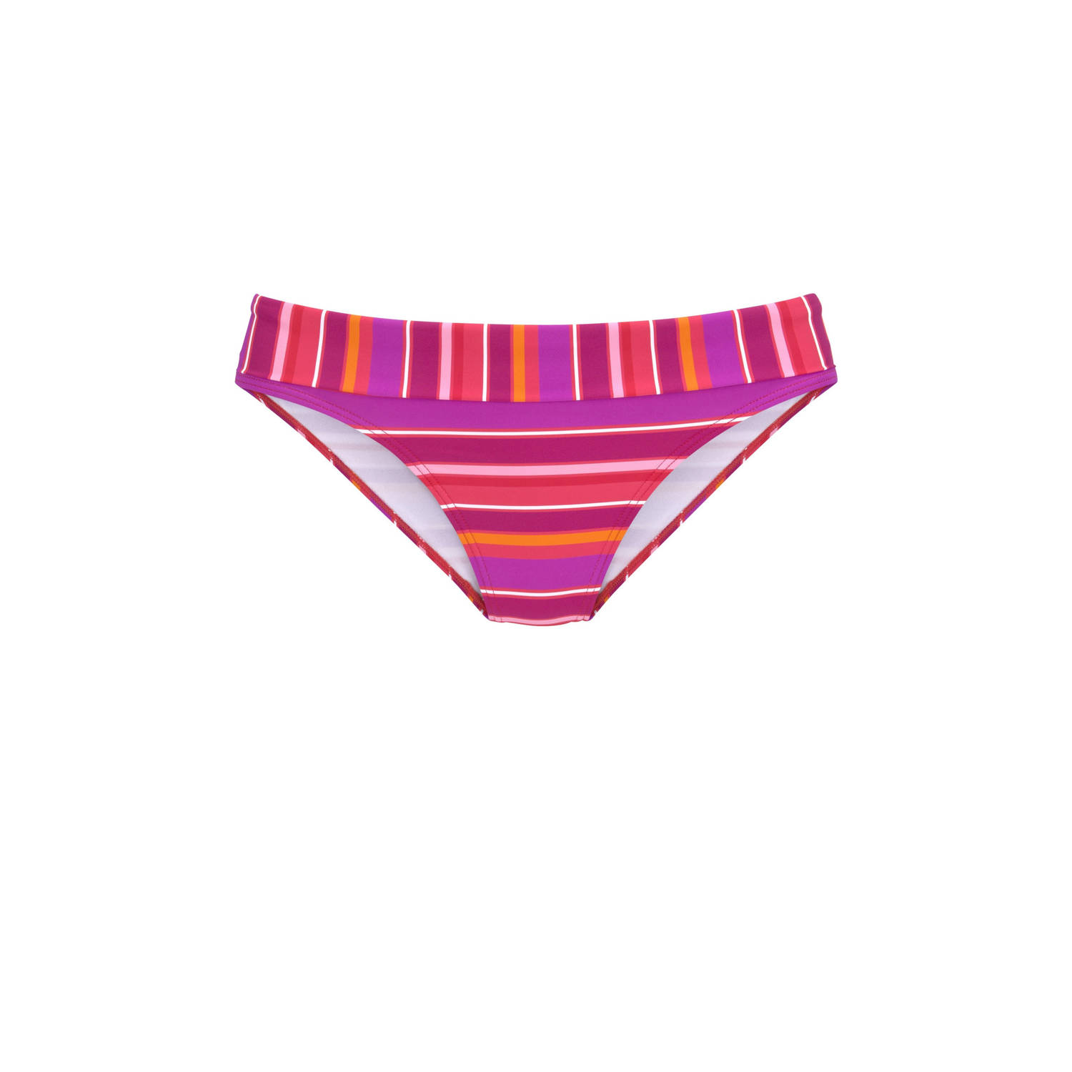 S.Oliver RED LABEL Beachwear Bikinibroekje Fun met omslagband en trendy streep-ontwerp