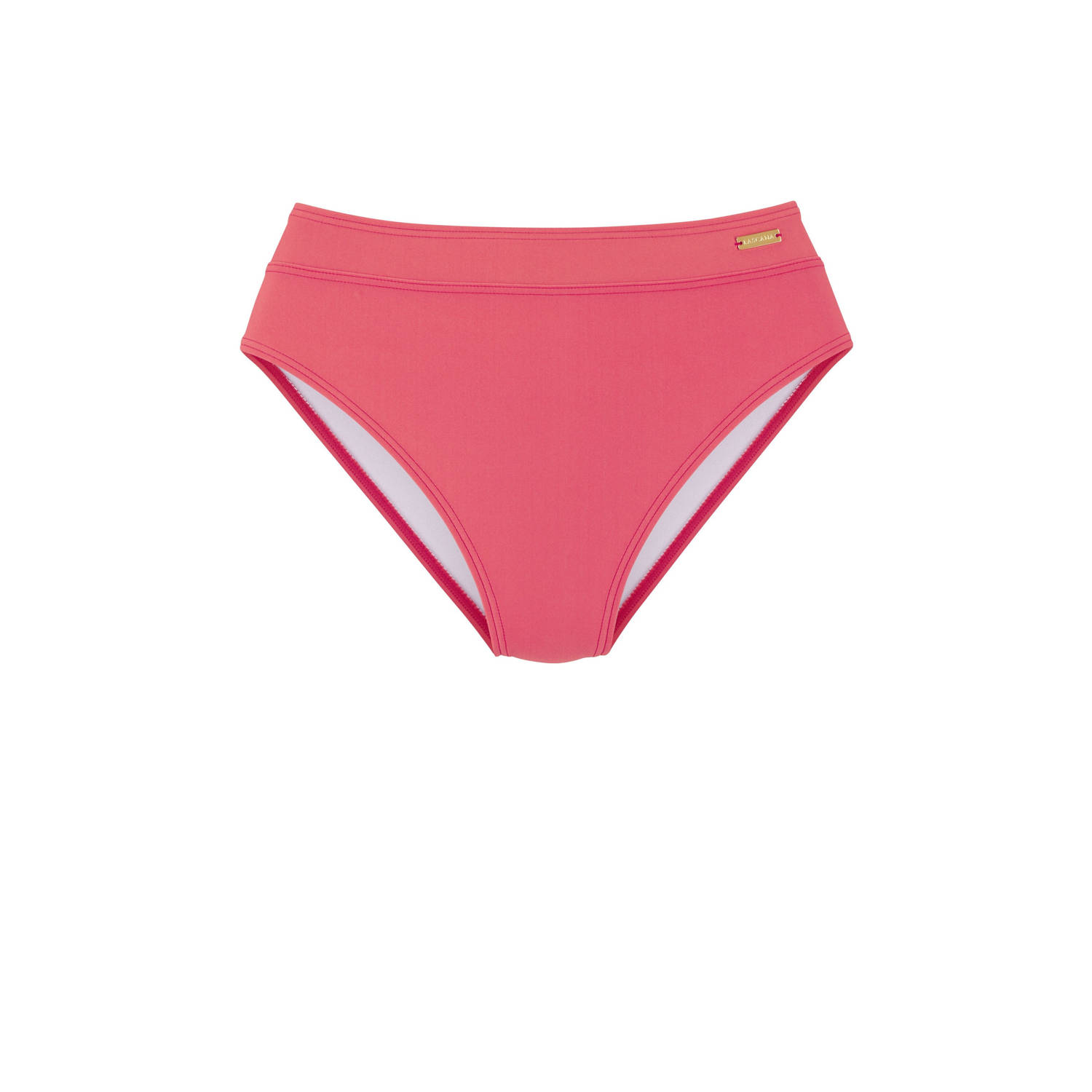 Lascana Highwaist-bikinibroekje Lolo met aangehechte boord