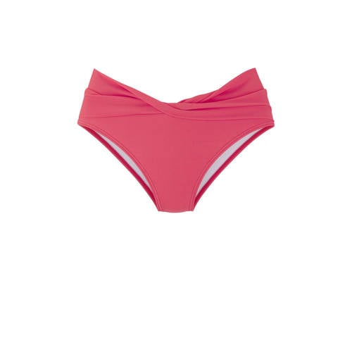 Lascana high waist bikinibroekje koraalrood afbeelding