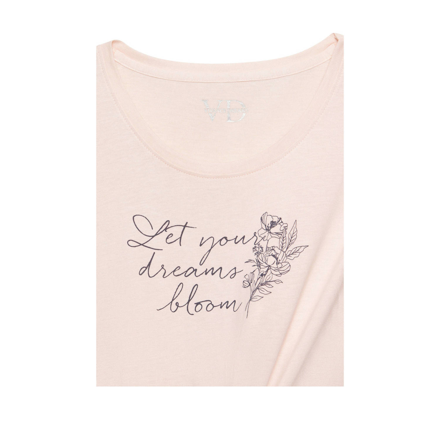 Vivance Dreams pyjamatop lichtroze