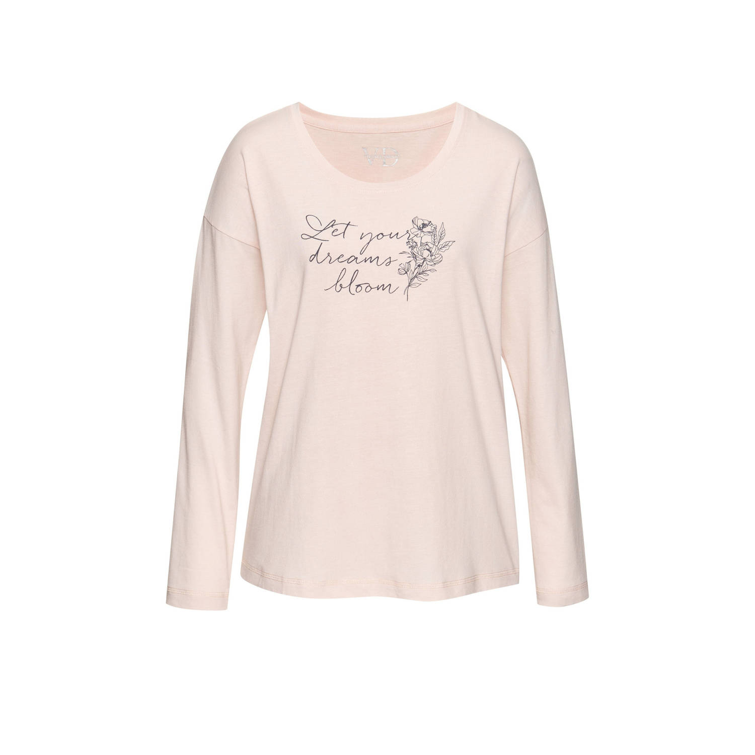 Vivance Dreams pyjamatop lichtroze