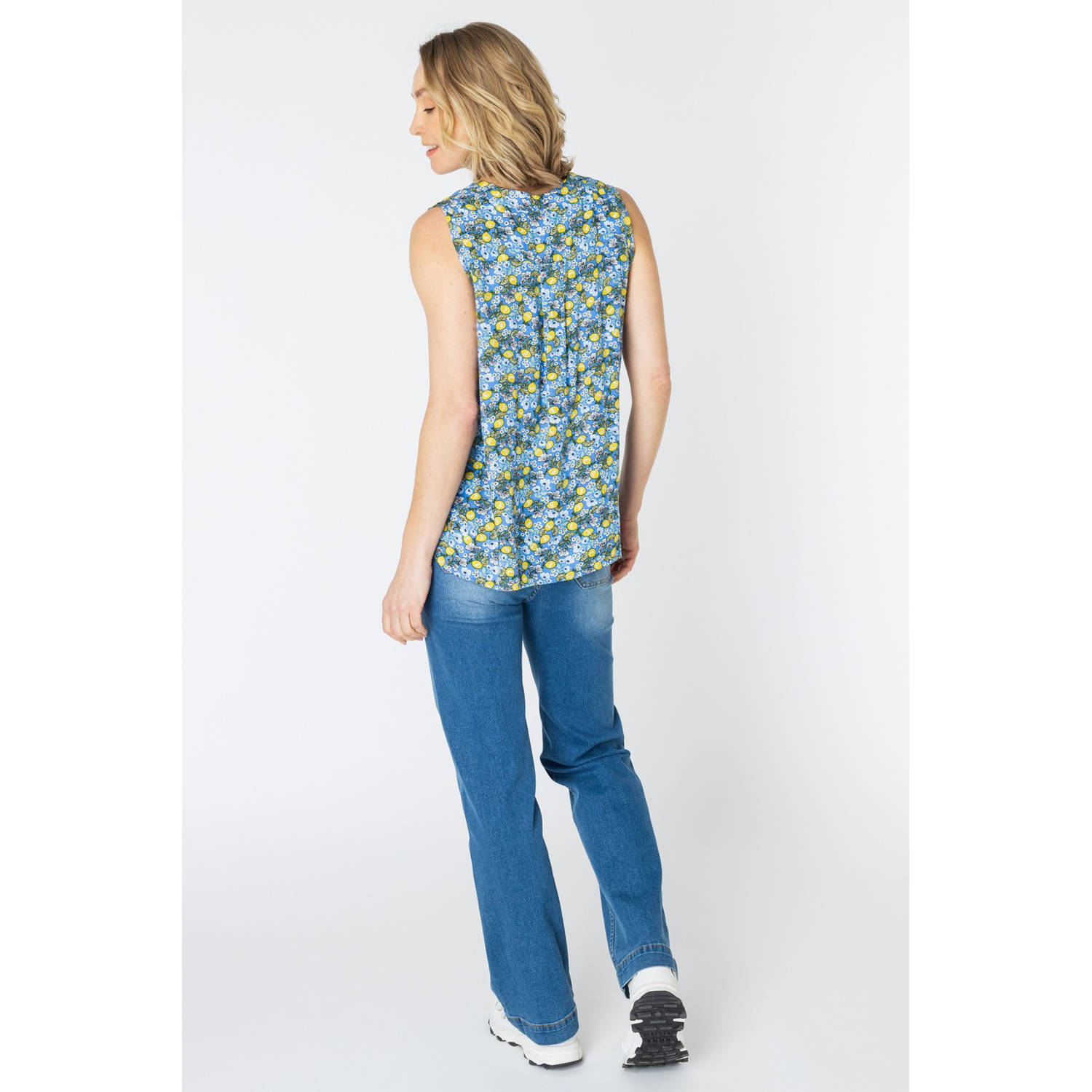ES&SY blousetop lichtblauw