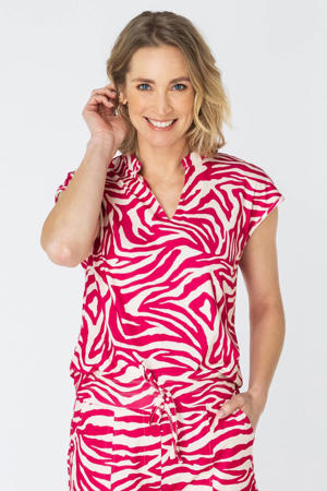 travelstof top roze