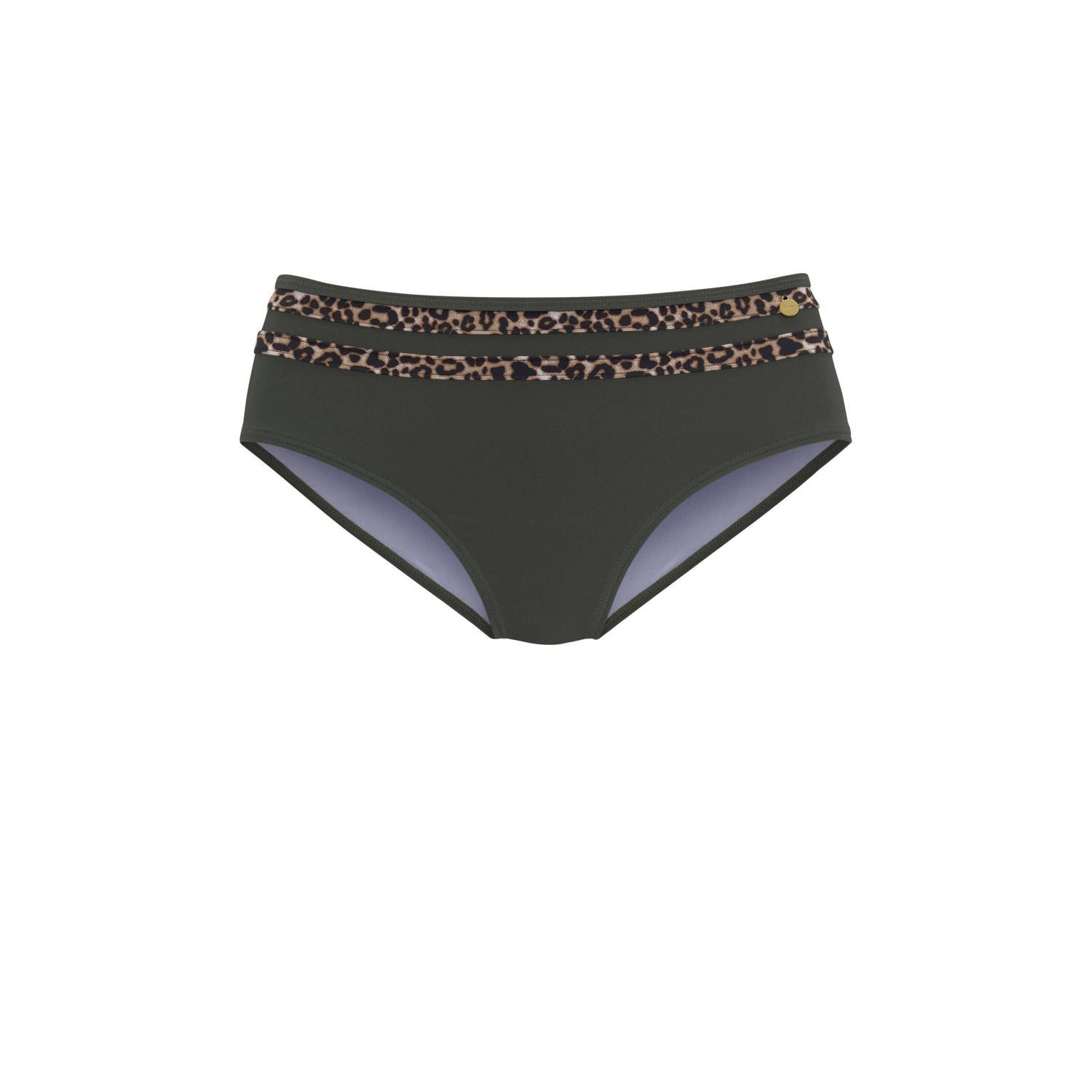 Lascana high waist bikinibroekje olijfgroen