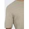 ONLY & SONS regular T-shirt gebreid beige