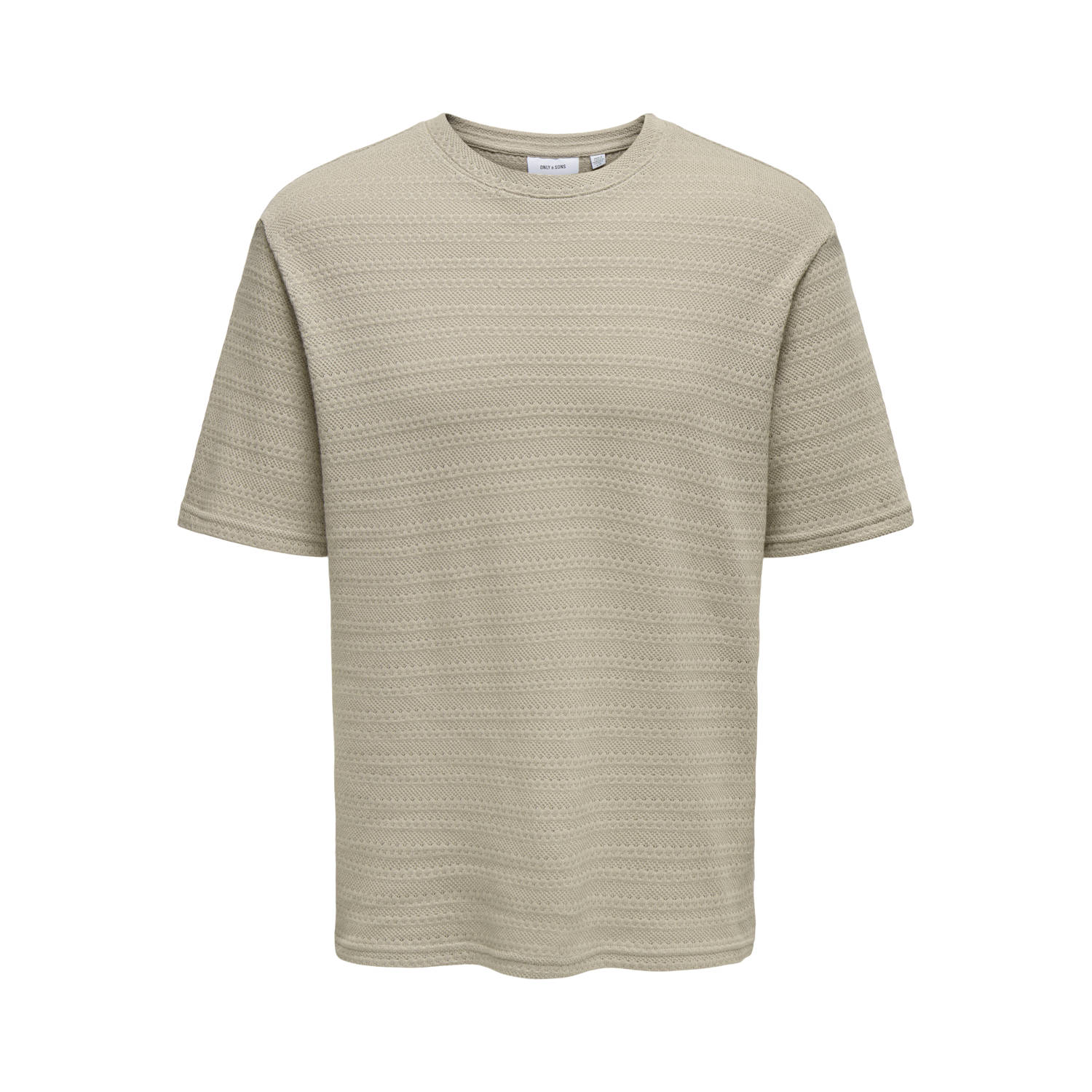 Only & Sons T-shirt met broderie anglaise model 'GIVO'