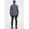 ONLY & SONS slim fit overhemd ONSALVARO donkerblauw