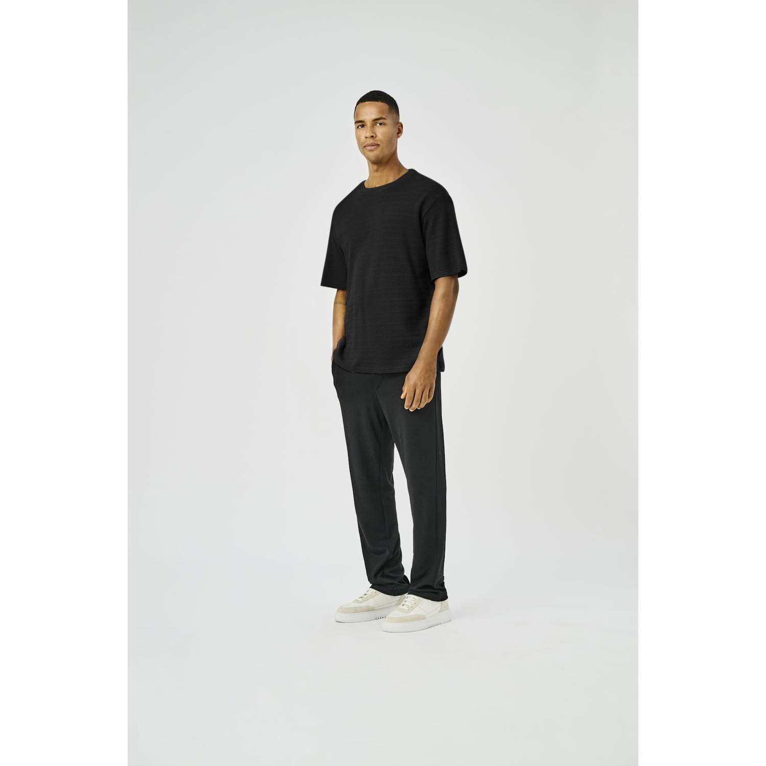 Only & Sons T-shirt met broderie anglaise model 'GIVO'