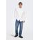 ONLY & SONS slim fit overhemd ONSALVARO wit