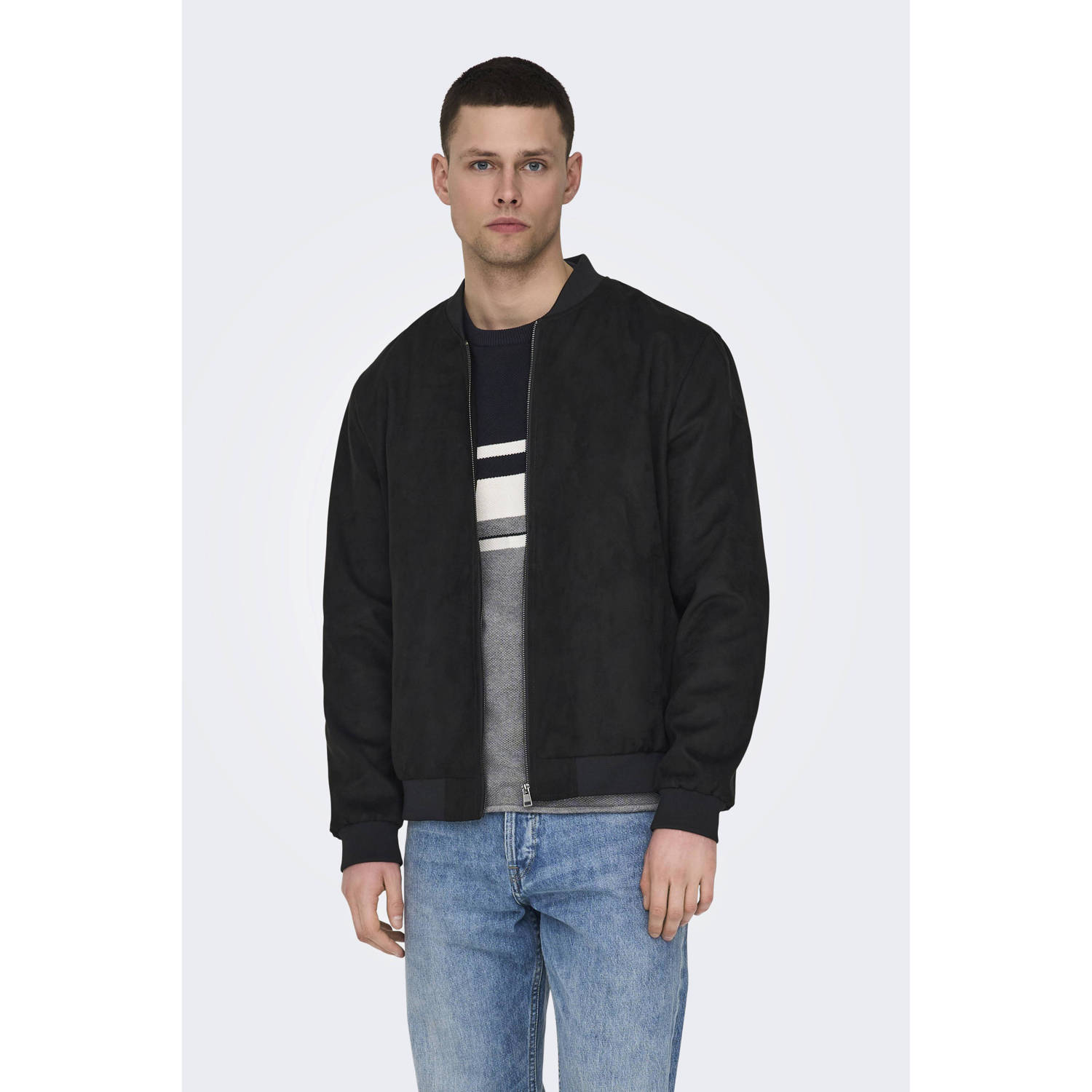 ONLY & SONS Bomberjack ONSLUCAS FAKE SUEDE BOMBER OTW