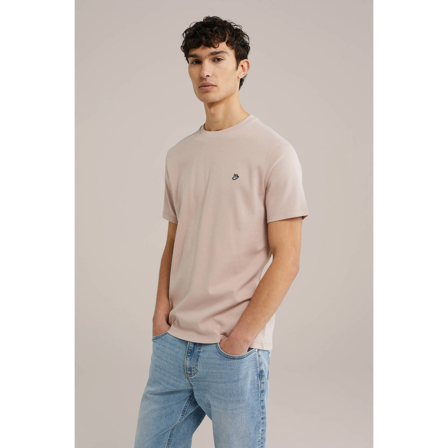 WE Fashion T-shirt lichtroze