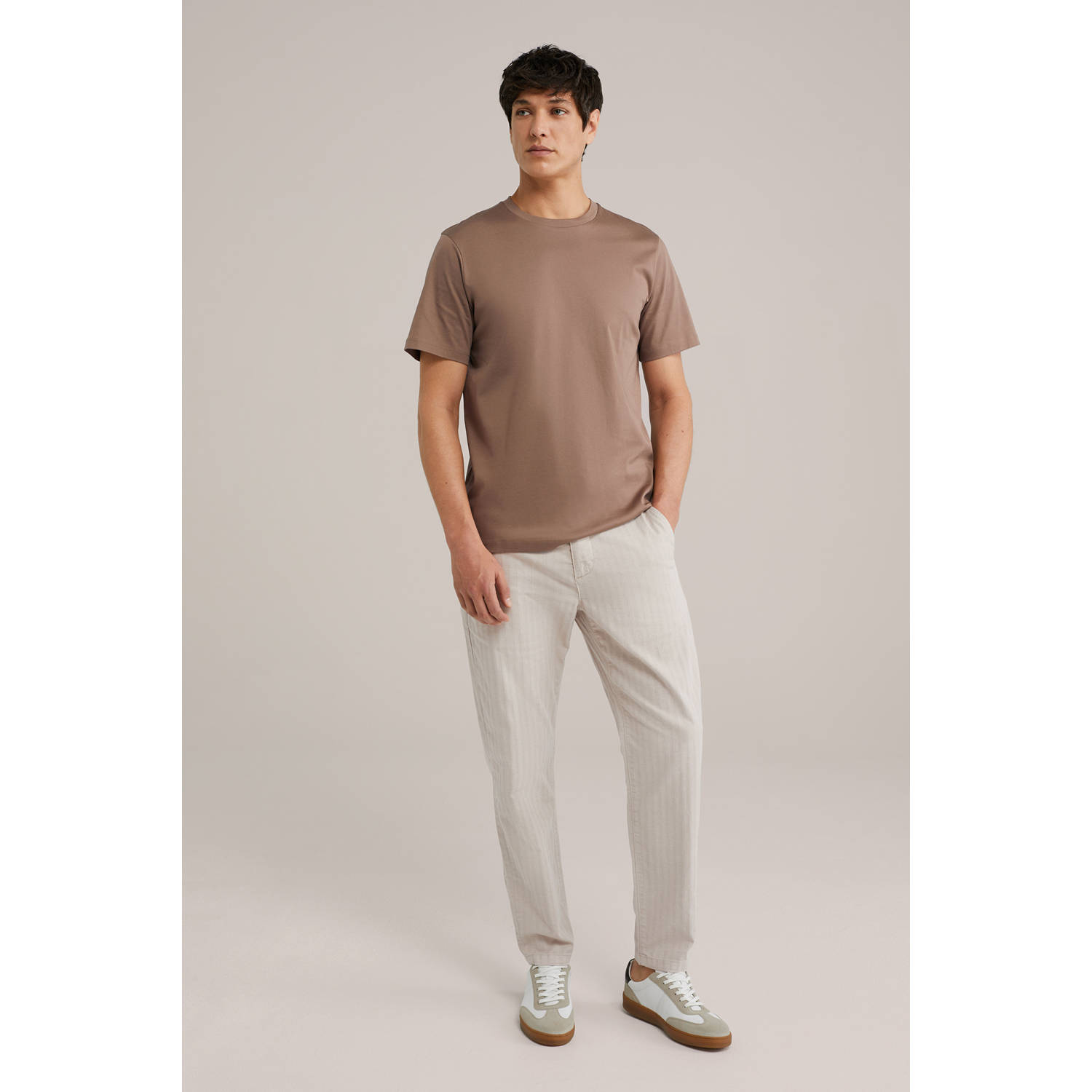 WE Fashion T-shirt bruin