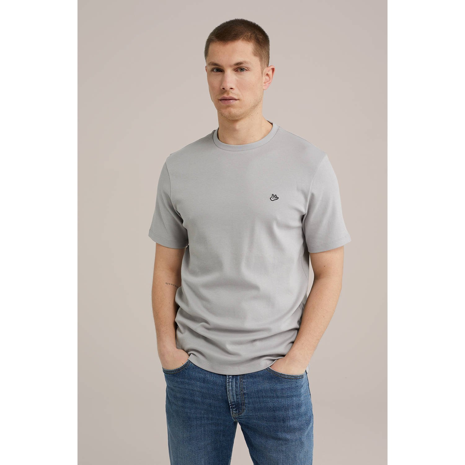 WE Fashion WE Fundamentals T-shirt grijs