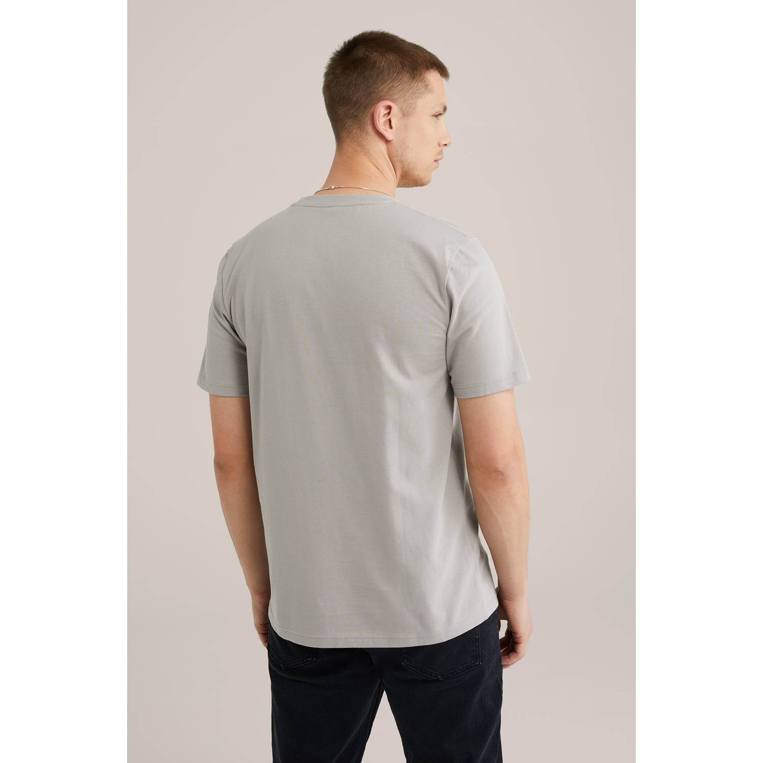 WE Fashion Blue Ridge T-shirt grijs