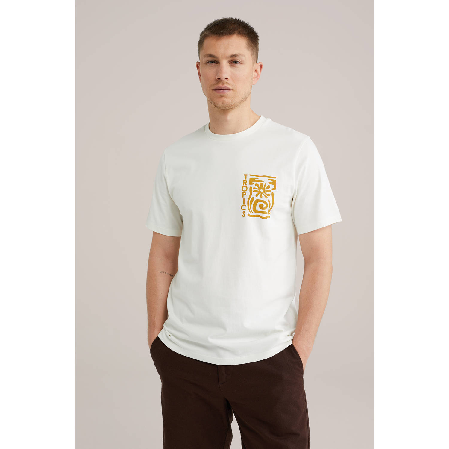 WE Fashion T-shirt ecru