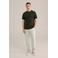 WE Fashion T-shirt donkergroen