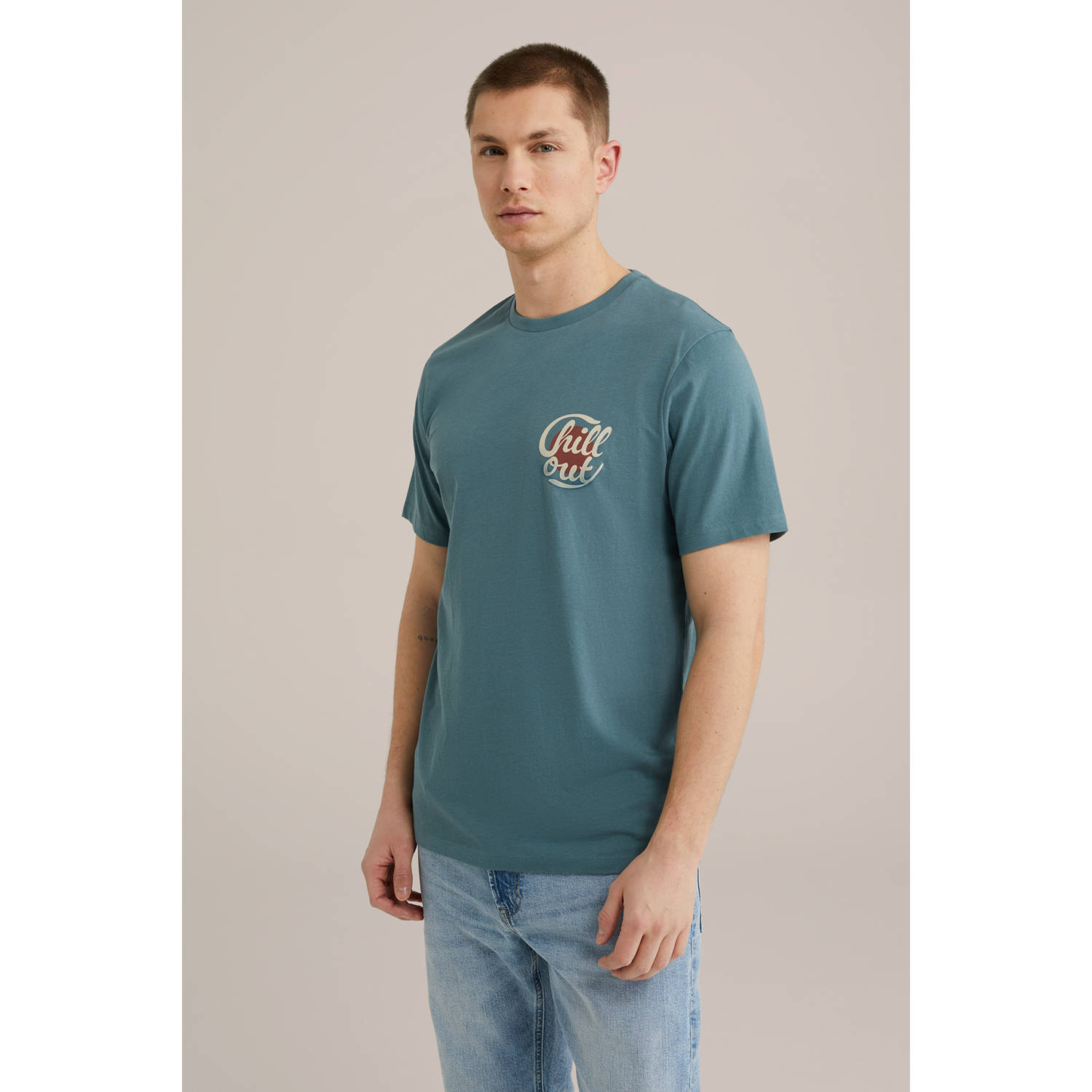 WE Fashion T-shirt blauw
