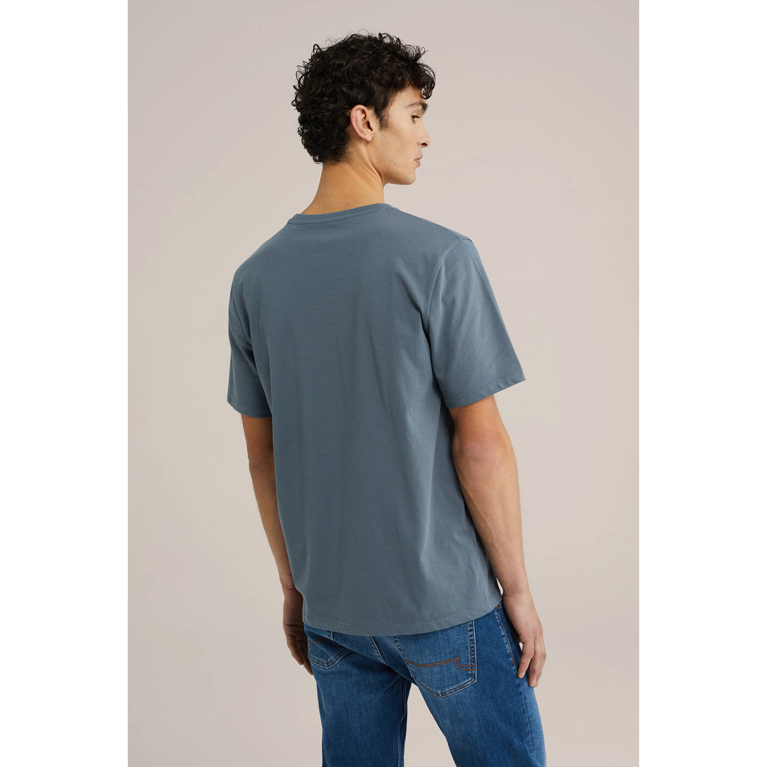 WE Fashion T-shirt grijsblauw