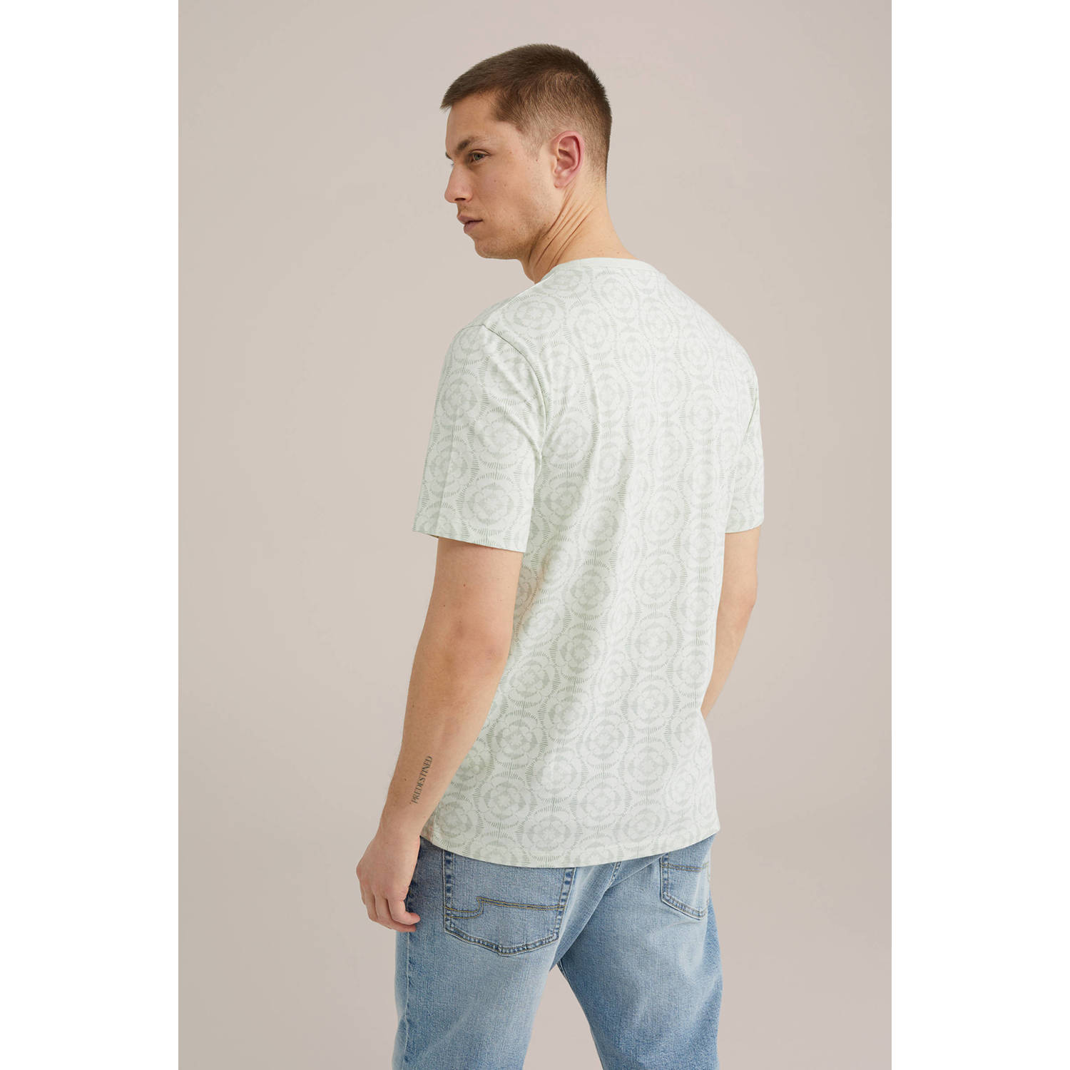 WE Fashion T-shirt lichtgroen