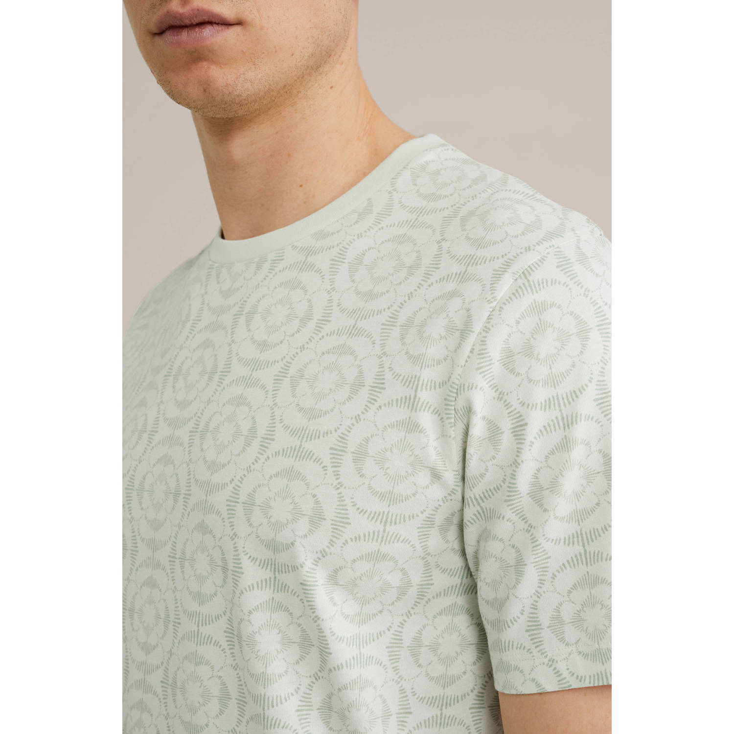 WE Fashion T-shirt lichtgroen