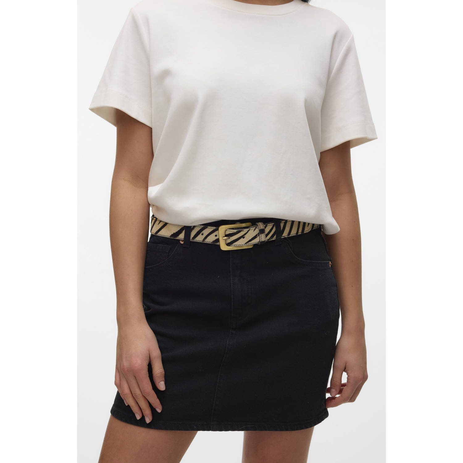 VERO MODA denim spijkerrok black denim