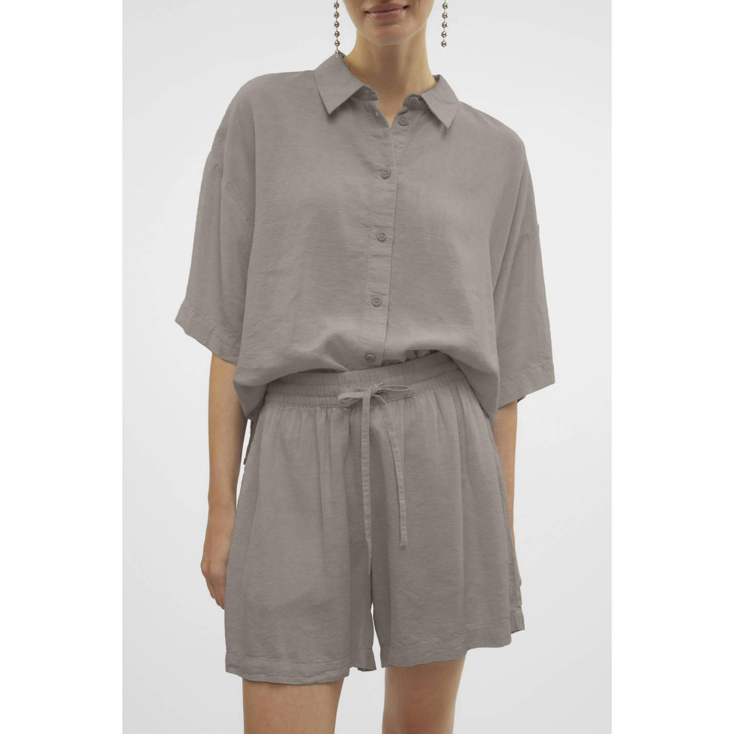 Vero Moda Short VMLINN LINEN SHORTS WVN NOOS