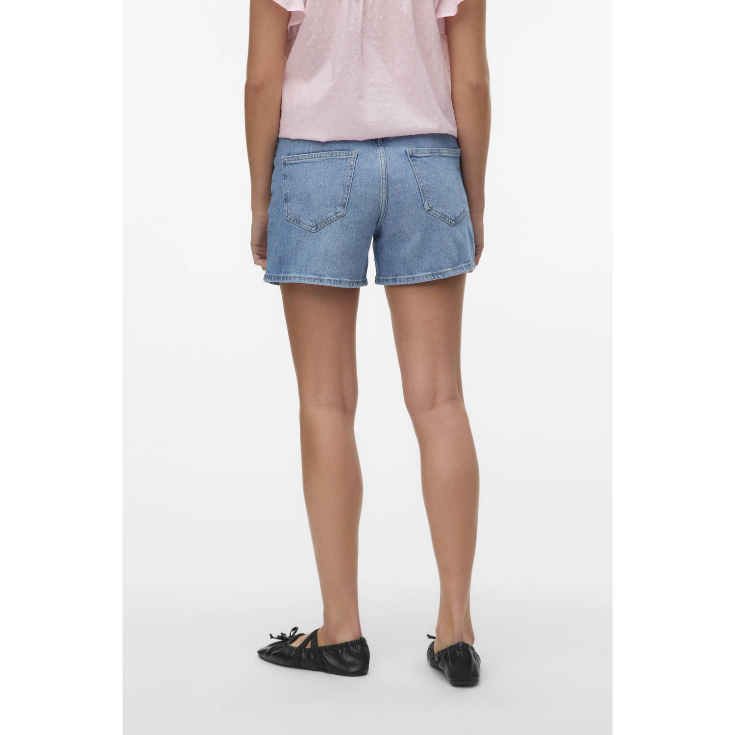 VERO MODA De Huismuts x Wehkamp slim regular waist denim short