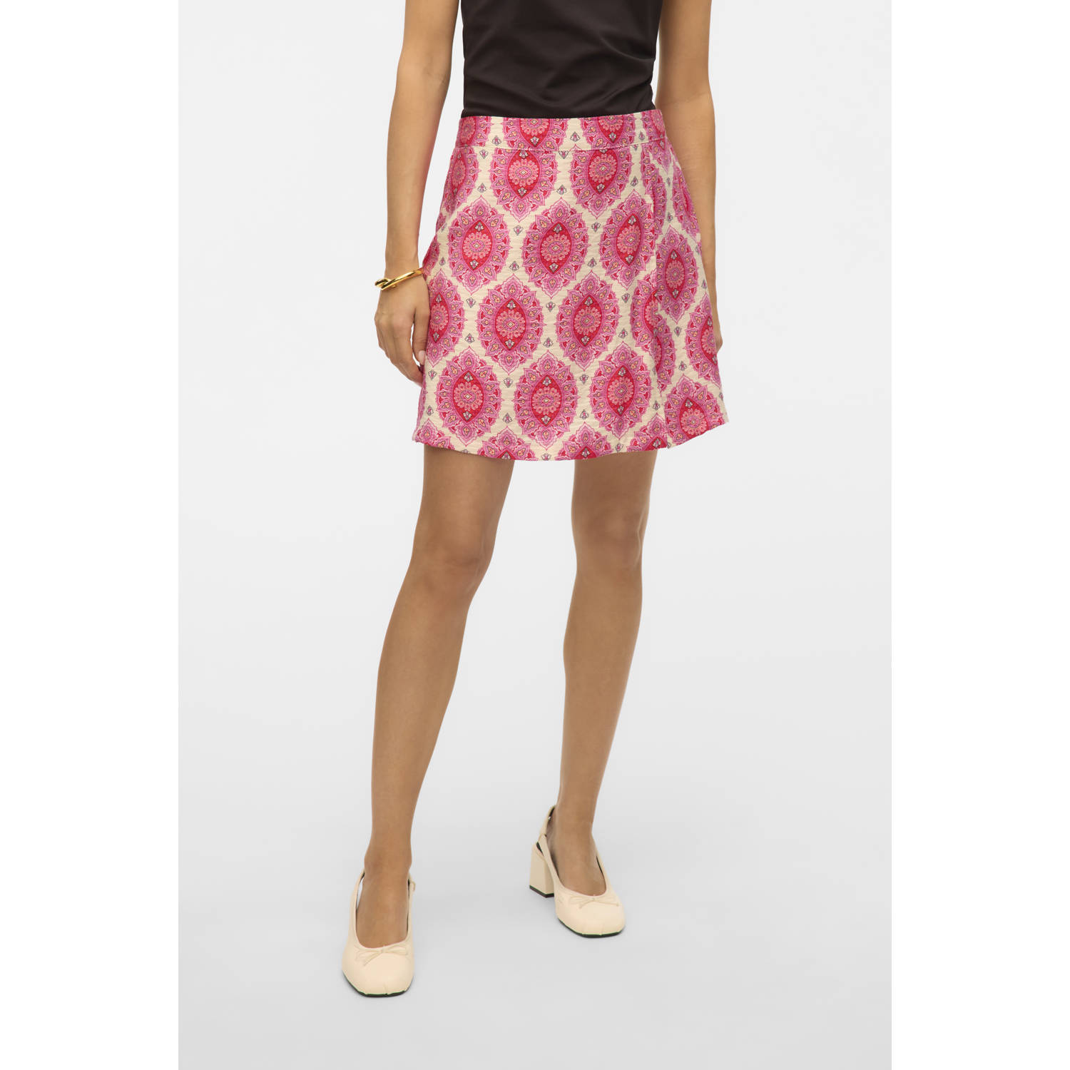 VERO MODA korte rok roze