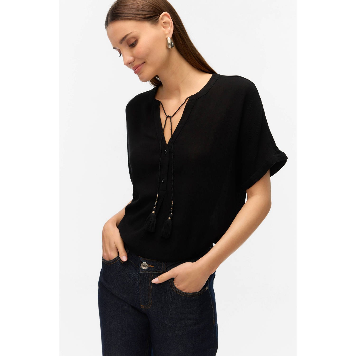 Vero Moda Bente SS Wide Shirt Dames