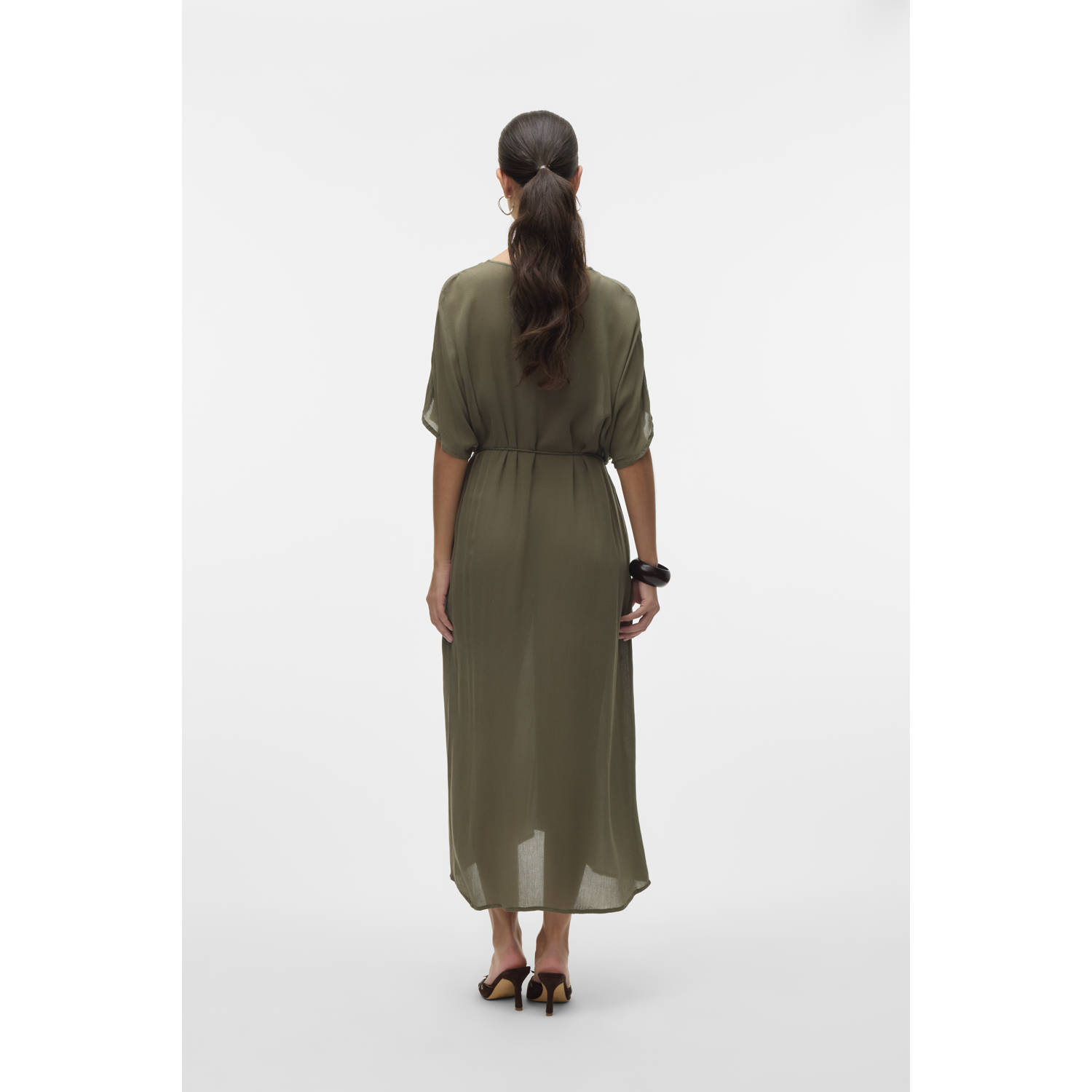 VERO MODA blousejurk kaki