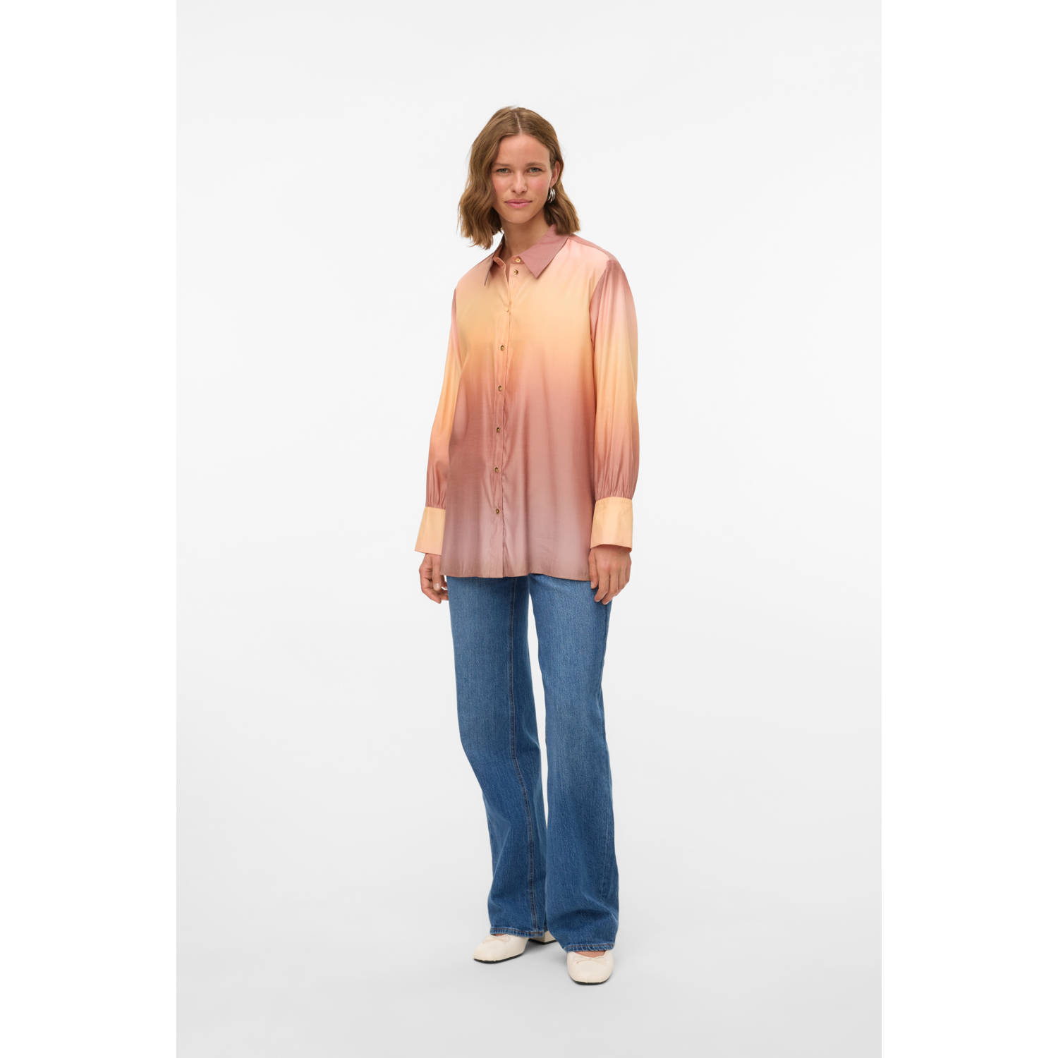 VERO MODA blouse lichtroze