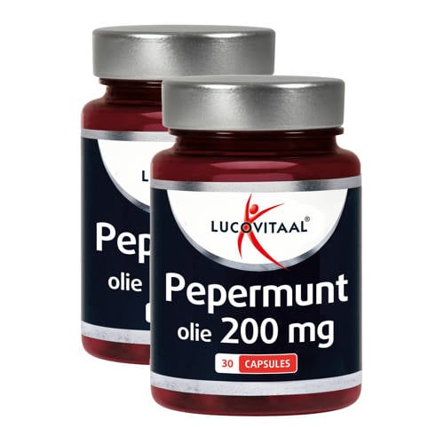 Lucovitaal Pepermuntolie capsules - Duopack afbeelding
