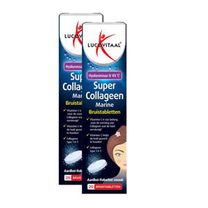 Collageen Super Marine Bruistabletten - aardbei rabarber