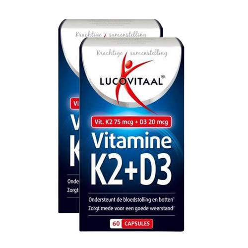 Lucovitaal K2 + D3 Vitamine -Duopack afbeelding
